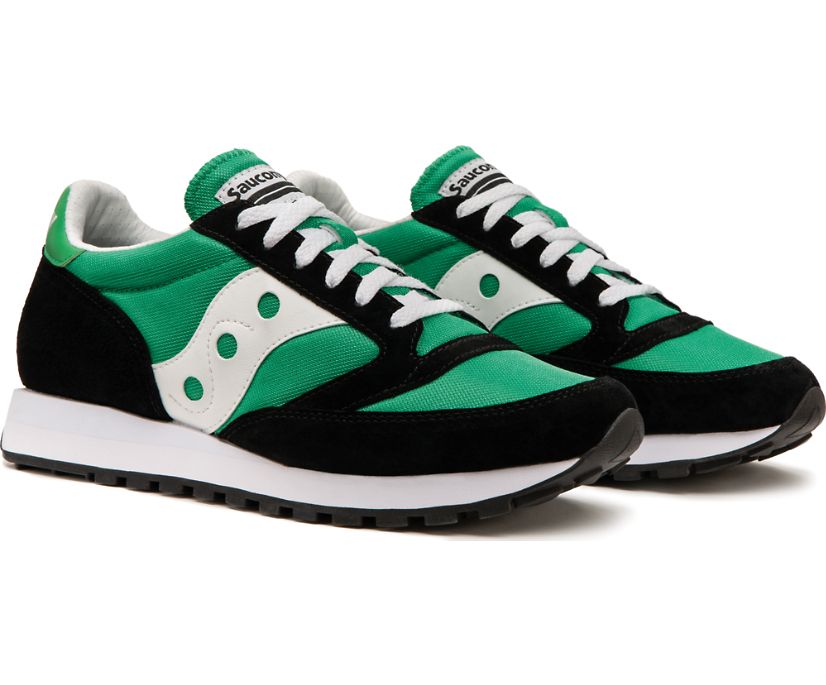 Saucony Jazz 81 Women's Originals Black / Green / White | AU 036PJJQ